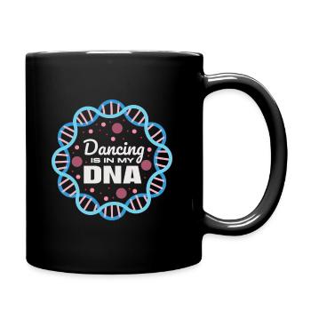 La danse est dans mon ADN - Mug uni - noir - Droite