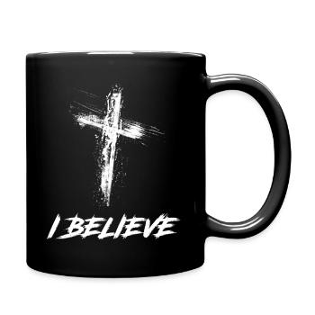 Jesus, Christus, Gott, Glaube, Kirche, Christ - Tasse einfarbig - Schwarz - Rechts