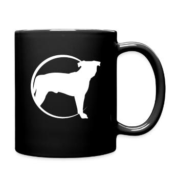 Staffordshire Terrier - Mug uni - noir - Droite