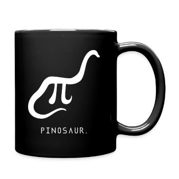 Pi dinosaurs - Full Colour Mug - black - Right