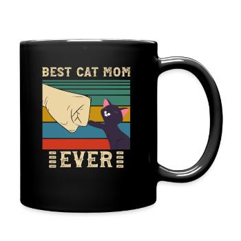 Meilleur chat maman jamais - Mug uni - noir - Droite