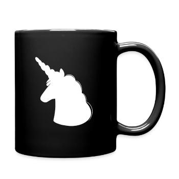 Licorne licorne - Mug uni - noir - Droite