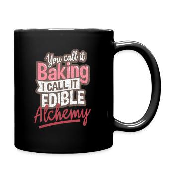 Cuire le boulanger - Mug uni - noir - Droite