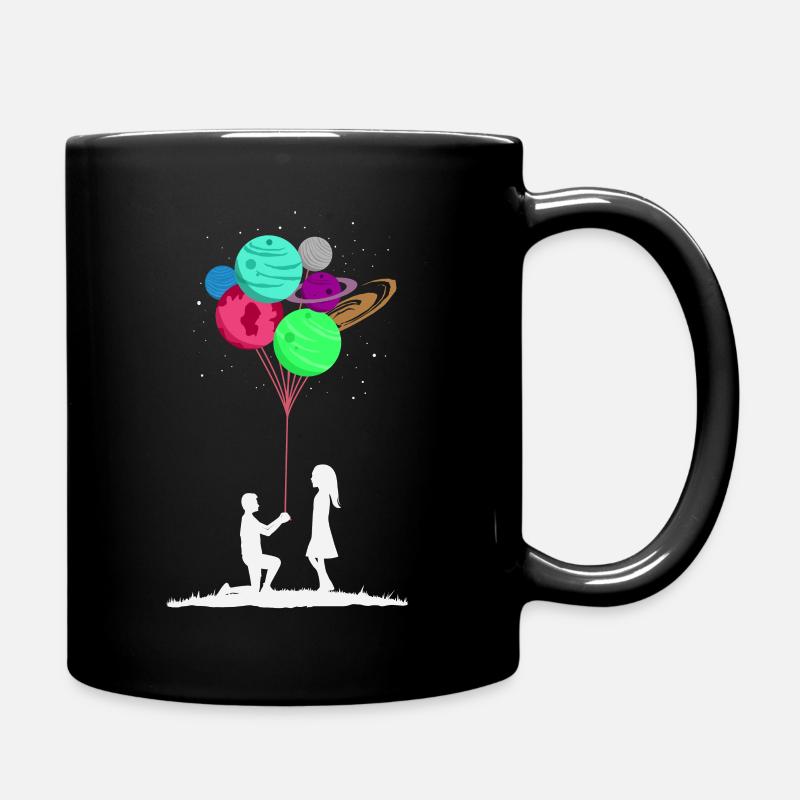 Mein Universum - Tasse einfarbig - Schwarz