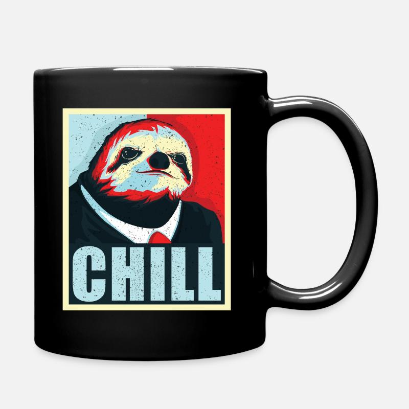 Präsident Chill - Tasse einfarbig - Schwarz