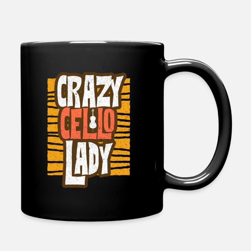 Cello - Tasse einfarbig - Schwarz