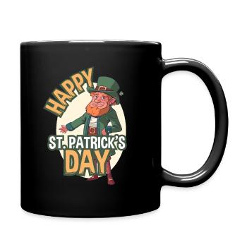 Joyeuse Saint-Patrick - Mug uni - noir - Droite