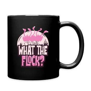 Flamingo - Mug uni - noir - Droite