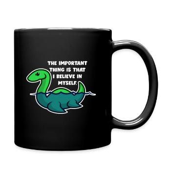 Monster Of Loch Ness Faith - Full Colour Mug - black - Right