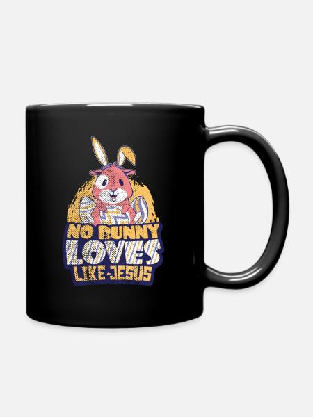 Ostern Jesus - Tasse einfarbig - Schwarz