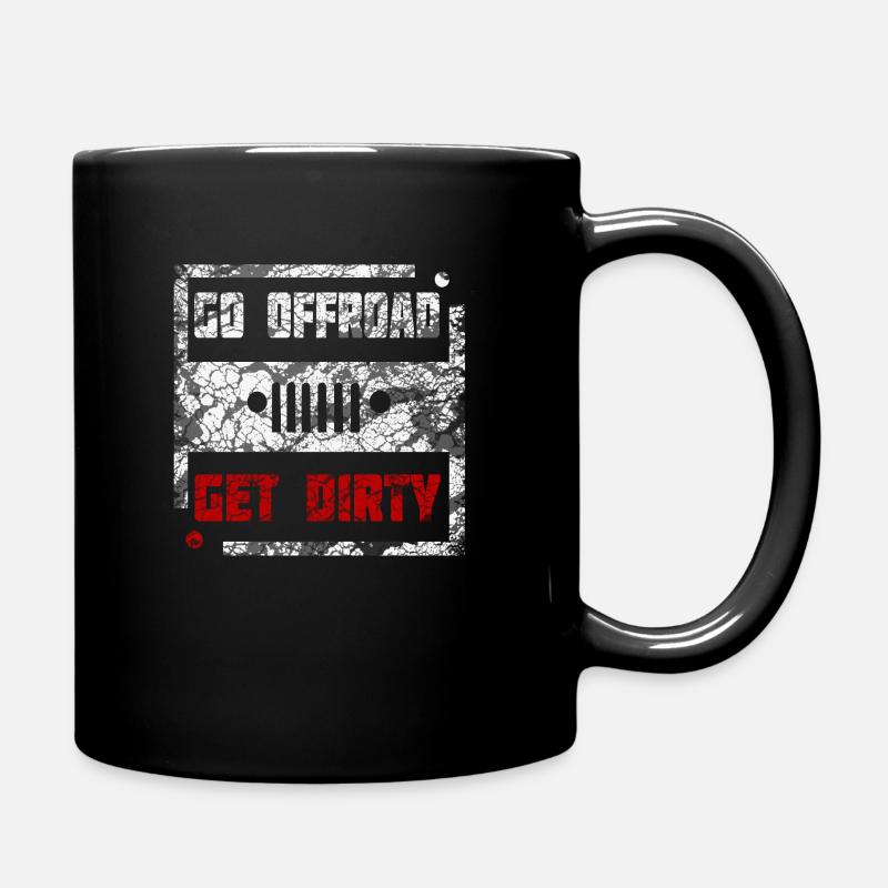 Cadeau d'aventure 4x4 à quatre roues - Mug uni - noir