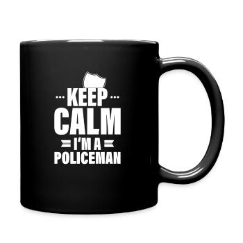 Police officer police - Full Colour Mug - black - Right