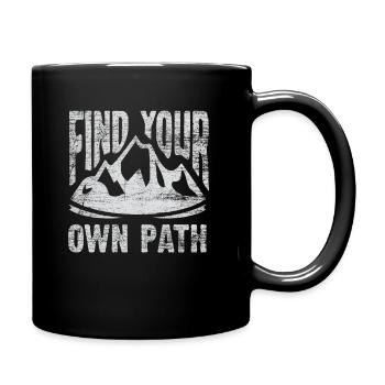 Randonnées en montagne escalade - Mug uni - noir - Droite