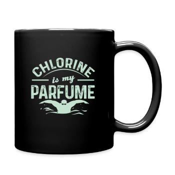 Schwimmen - Tasse einfarbig - Schwarz - Rechts