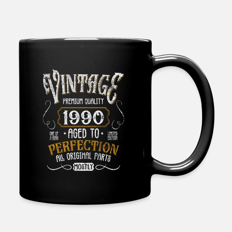 Geburtstag Jahrgang 1990 - Tasse einfarbig - Schwarz