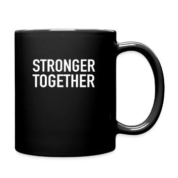 Plus forts ensemble - Mug uni - noir - Droite