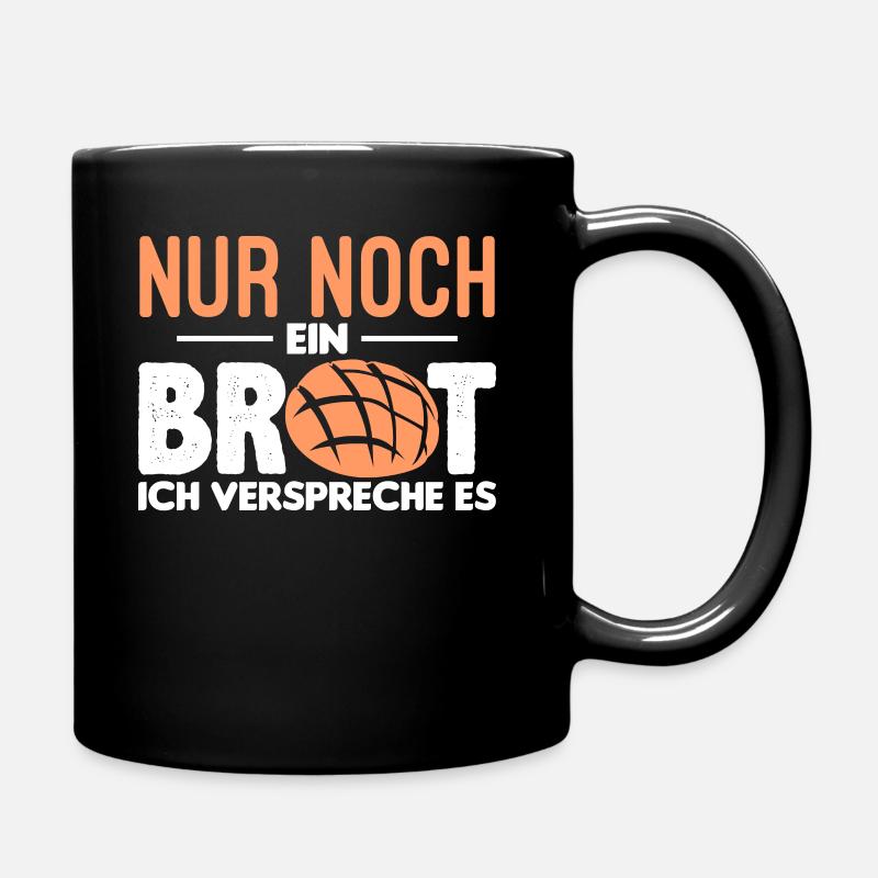 Hobbybäcker Brot Backen Bäcker Sauerteig - Tasse einfarbig - Schwarz