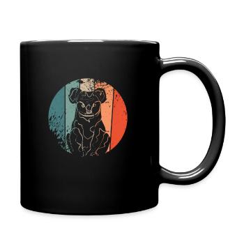 Koala - Tasse einfarbig - Schwarz - Rechts