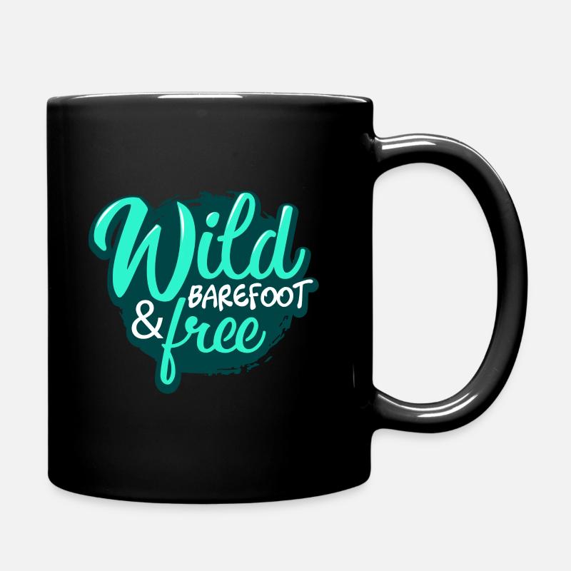 Pieds nus - Mug uni - noir