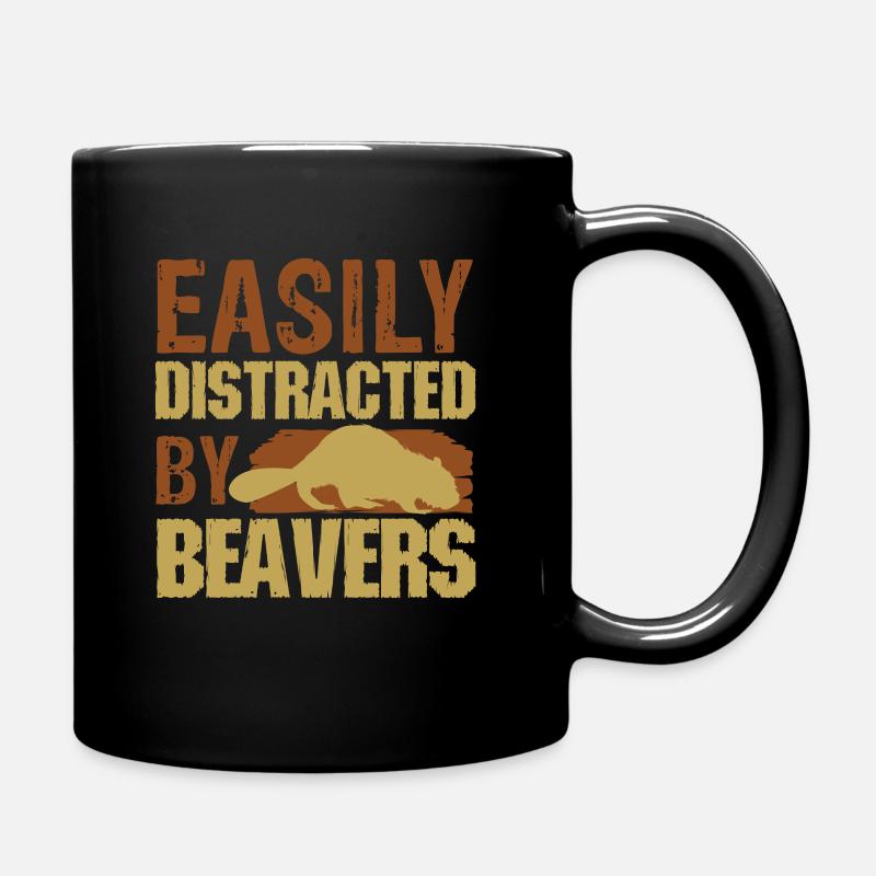 Biber - Tasse einfarbig - Schwarz