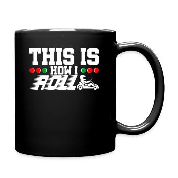 Go Kart Racing Kart Driver Gokart Kart Track Gift - Full Colour Mug - black - Right