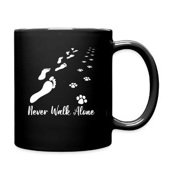 Ne marchez jamais seul - Mug uni - noir - Droite