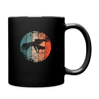 Eagle vintage - Full Colour Mug - black - Right
