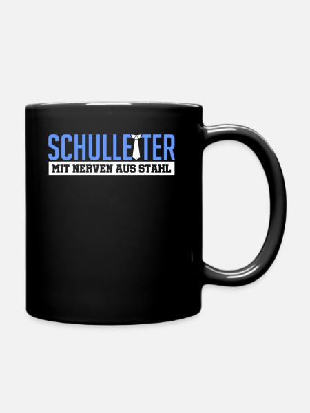 Schulleiter Direktor Rektor Geschenk - Tasse einfarbig - Schwarz