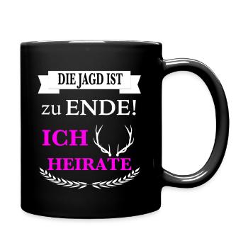 Hunter bachelorette party Bavière équipe cadeau - Mug uni - noir - Droite