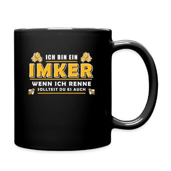 Imker Honig Dealer Bienen Flüsterer Imkerei - Tasse einfarbig - Schwarz - Rechts