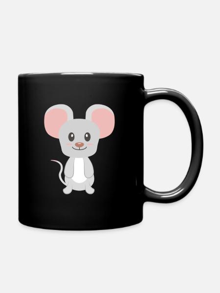 mouse - Full Colour Mug - black
