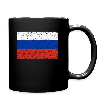 Drapeau russe russie moscou cadeau voyage - Mug uni - noir - Droite