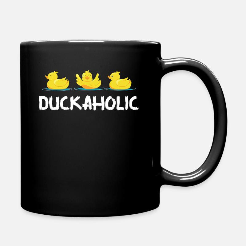 Canards d'élevage de canards en caoutchouc - Mug uni - noir