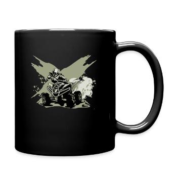 ATV Quad Driver Quad Biker Offroad Gift - Full Colour Mug - black - Right