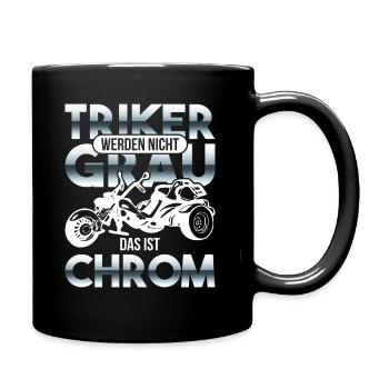 Trike - Tasse einfarbig - Schwarz - Rechts
