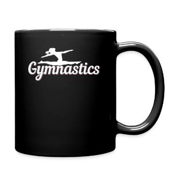 do gymnastics - Full Colour Mug - black - Right