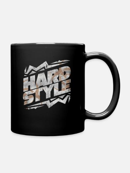 Hardstyle techno - Full Colour Mug - black
