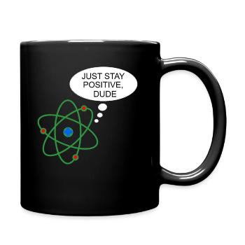 Proton Funny Science Chemistry Physics Nerd - Full Colour Mug - black - Right
