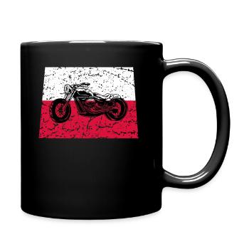 Pologne Moto Tuning Mécanicien Polonais Chopper - Mug uni - noir - Droite