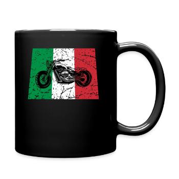 Italie Moto Tuning Mechanic Chopper Rome - Mug uni - noir - Droite