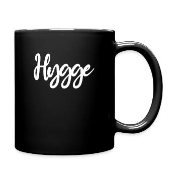 Hygge Denmark Scandinavia way of life Family - Full Colour Mug - black - Right