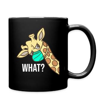 Masque Girafe WHAT Masque Girafe - Mug uni - noir - Droite