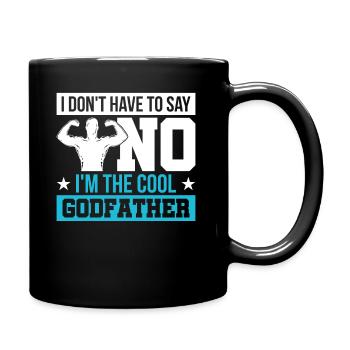 Godfather Godfather Baptism Godfather - Full Colour Mug - black - Right