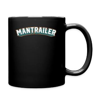 Chien de Mantrailing Mantrailer Rescue Dog - Mug uni - noir - Droite