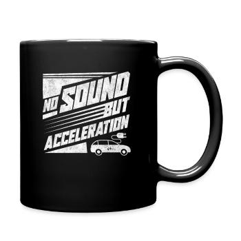 Electric car - Full Colour Mug - black - Right
