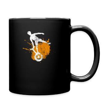 unicycle - Full Colour Mug - black - Right