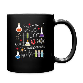 Chemistry Chemist Physics Physicist Scientist - Full Colour Mug - black - Right