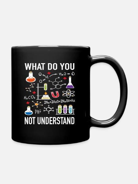 Chimie Physique Scientifique Ce que je ne comprends pas - Mug uni - noir