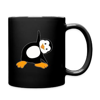 Un mignon pingouin amateur de yoga offre un - Mug uni - noir - Droite