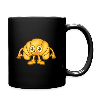 croissant - Full Colour Mug - black - Right